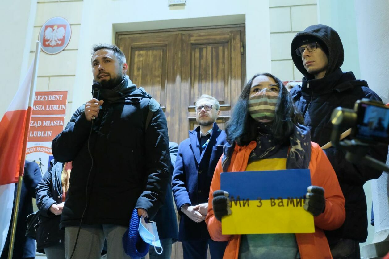  Lublin solidarny z Ukrainą (zdjęcie 40) - Autor: Maciej Kaczanowski