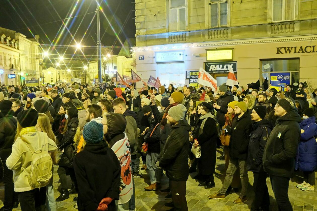  Lublin solidarny z Ukrainą (zdjęcie 43) - Autor: Maciej Kaczanowski