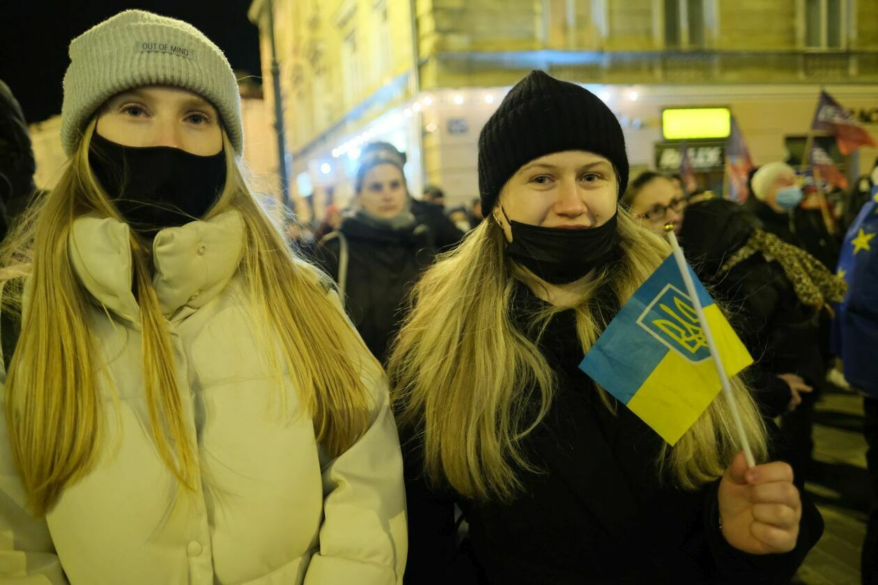  Lublin solidarny z Ukrainą (zdjęcie 19) - Autor: Maciej Kaczanowski