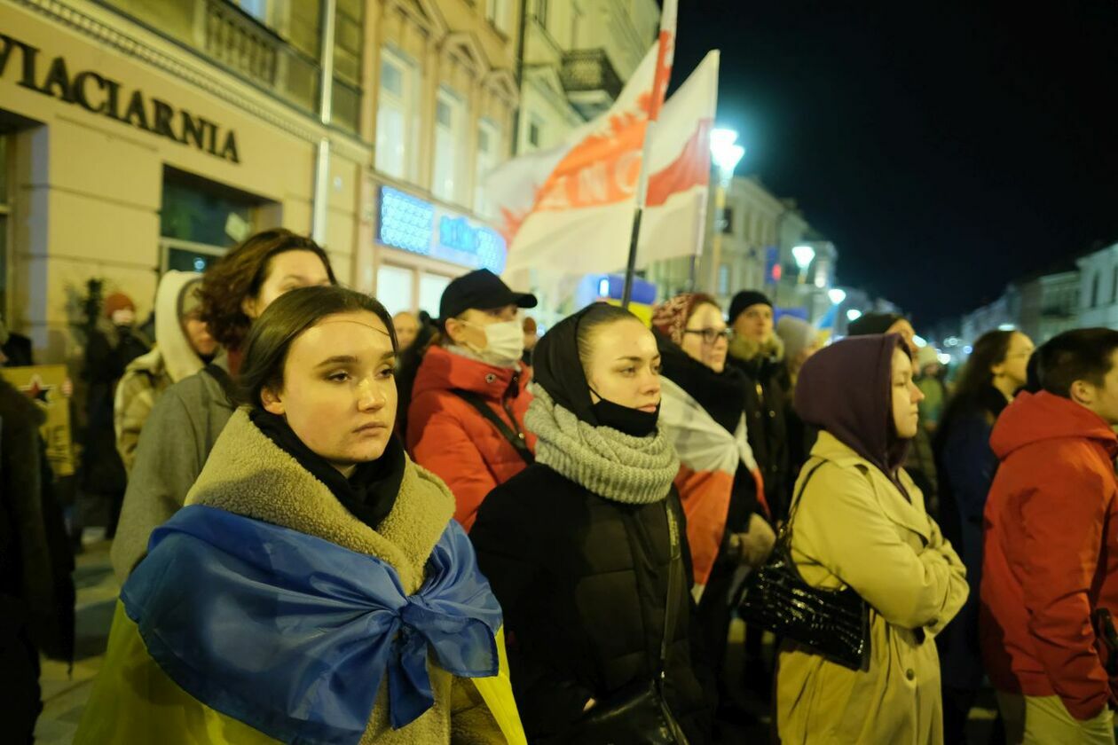  Lublin solidarny z Ukrainą (zdjęcie 35) - Autor: Maciej Kaczanowski