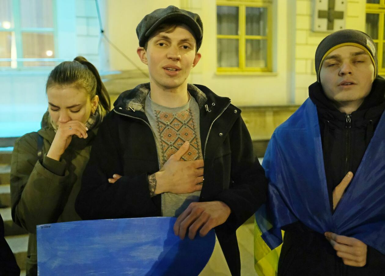  Lublin solidarny z Ukrainą (zdjęcie 12) - Autor: Maciej Kaczanowski