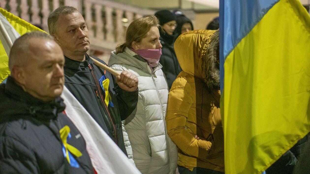 Łuków solidarny z Ukrainą