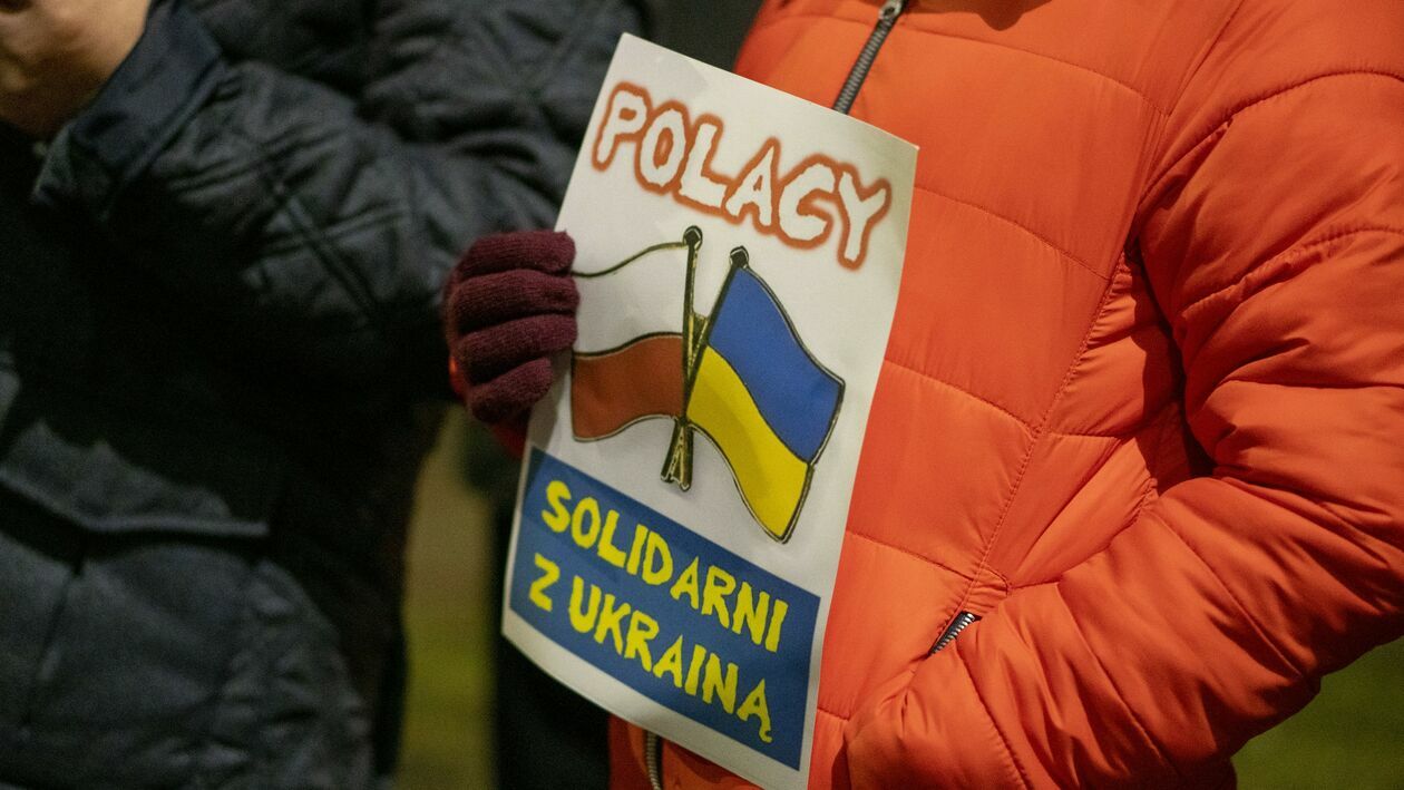  Łuków solidarny z Ukrainą (zdjęcie 27) - Autor: UM