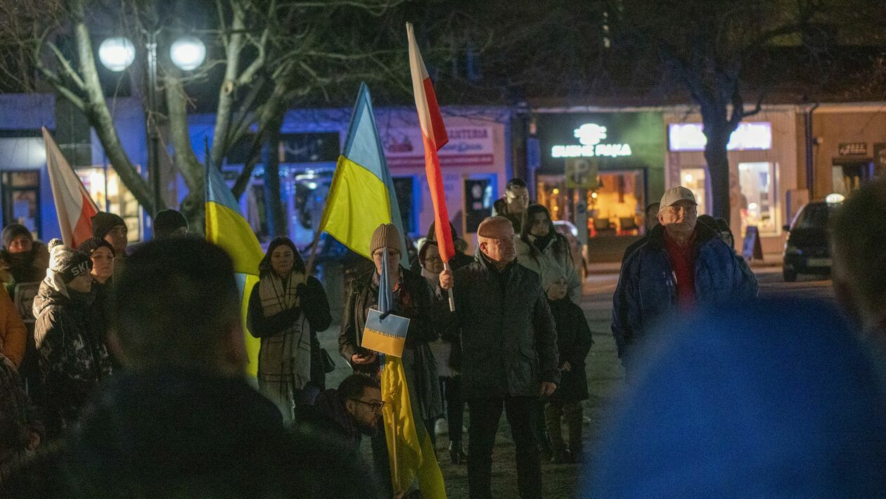  Łuków solidarny z Ukrainą (zdjęcie 5) - Autor: UM