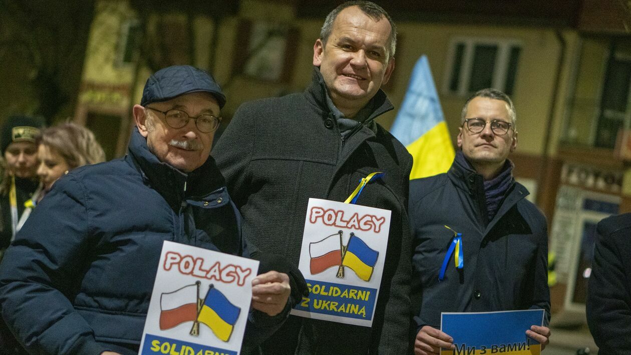  Łuków solidarny z Ukrainą (zdjęcie 44) - Autor: UM