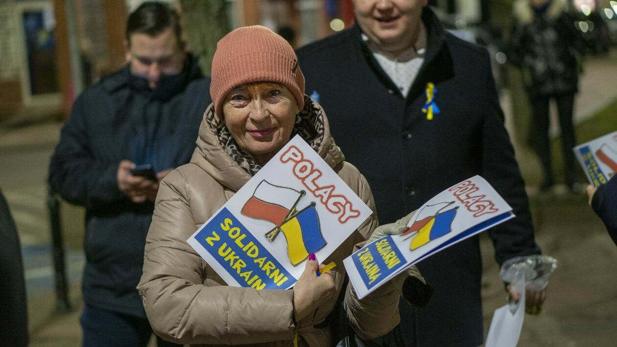  Łuków solidarny z Ukrainą (zdjęcie 50) - Autor: UM
