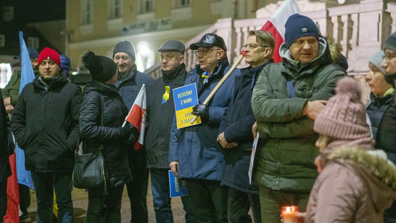  Łuków solidarny z Ukrainą (zdjęcie 40) - Autor: UM