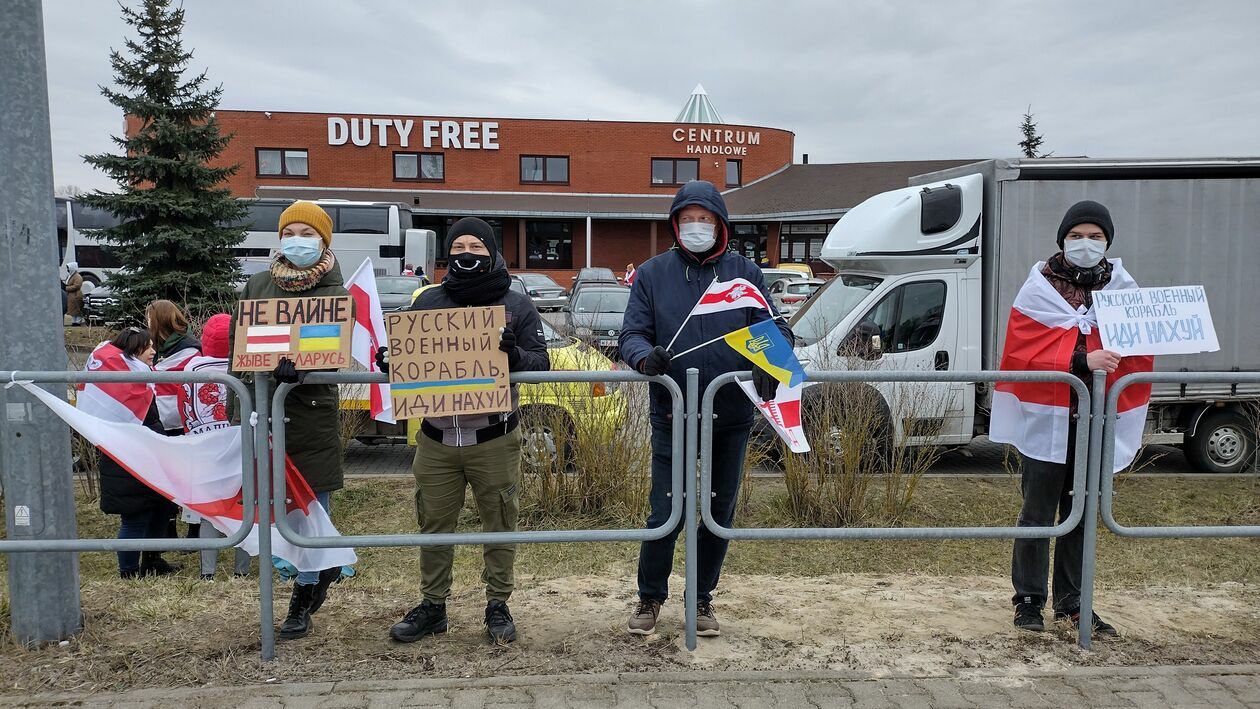  Protest Białorusinów w Terespolu (zdjęcie 6) - Autor: Łukasz Pogorzelski MOK Terespol