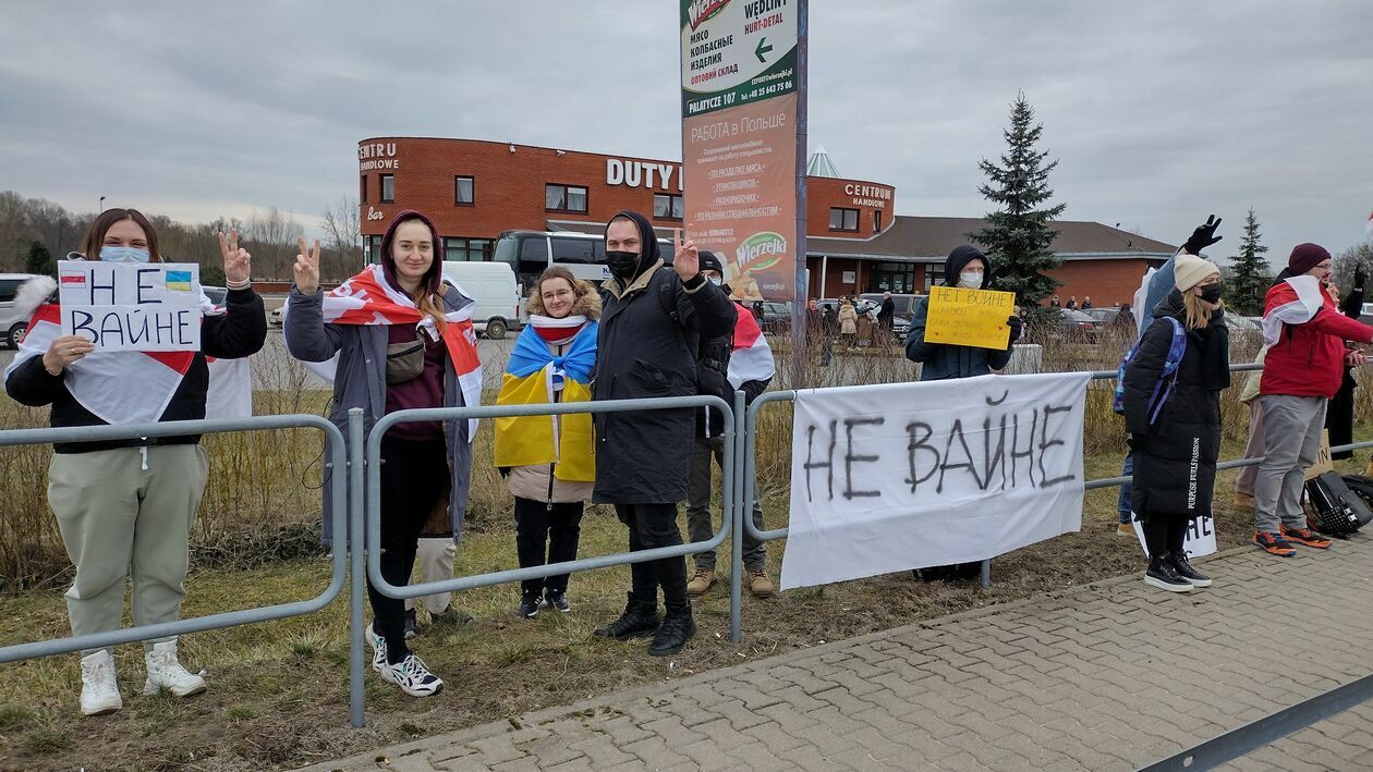  Protest Białorusinów w Terespolu  - Autor: Łukasz Pogorzelski MOK Terespol