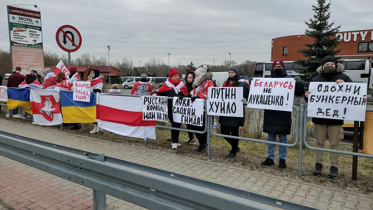  Protest Białorusinów w Terespolu (zdjęcie 7) - Autor: Łukasz Pogorzelski MOK Terespol