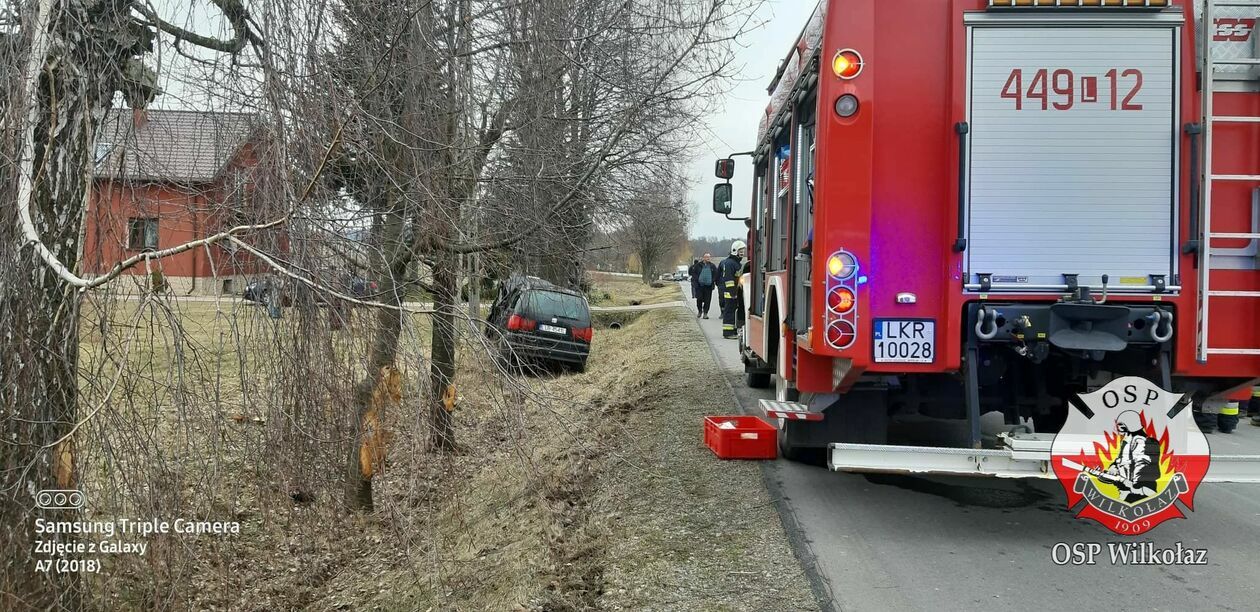 Wypadek w miejscowości Zalesie