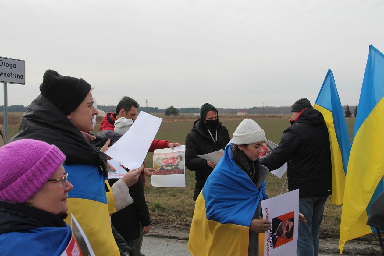  Protest Ukraińców na przejściu w Kukurykach   - Autor: Ewelina Burda