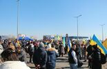 Protest Ukraińców na przejściu w Kukurykach  (zdjęcie 3)