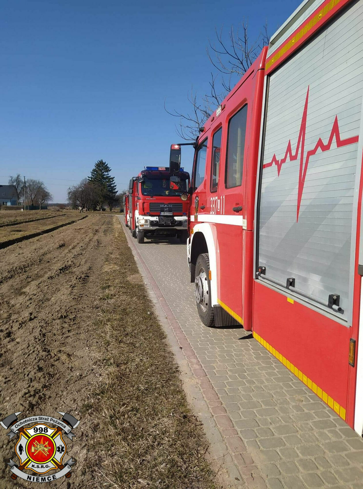  Akcja strażaków w Nasutowie  - Autor: OSP KSRG Niemce