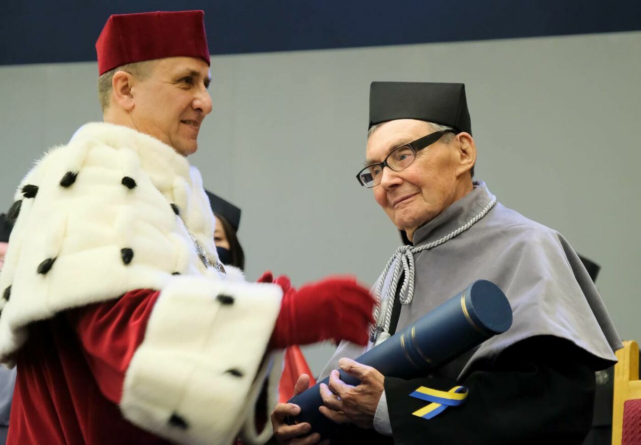  Marian Turski doktorem honoris causa UMCS (zdjęcie 4) - Autor: Maciej Kaczanowski