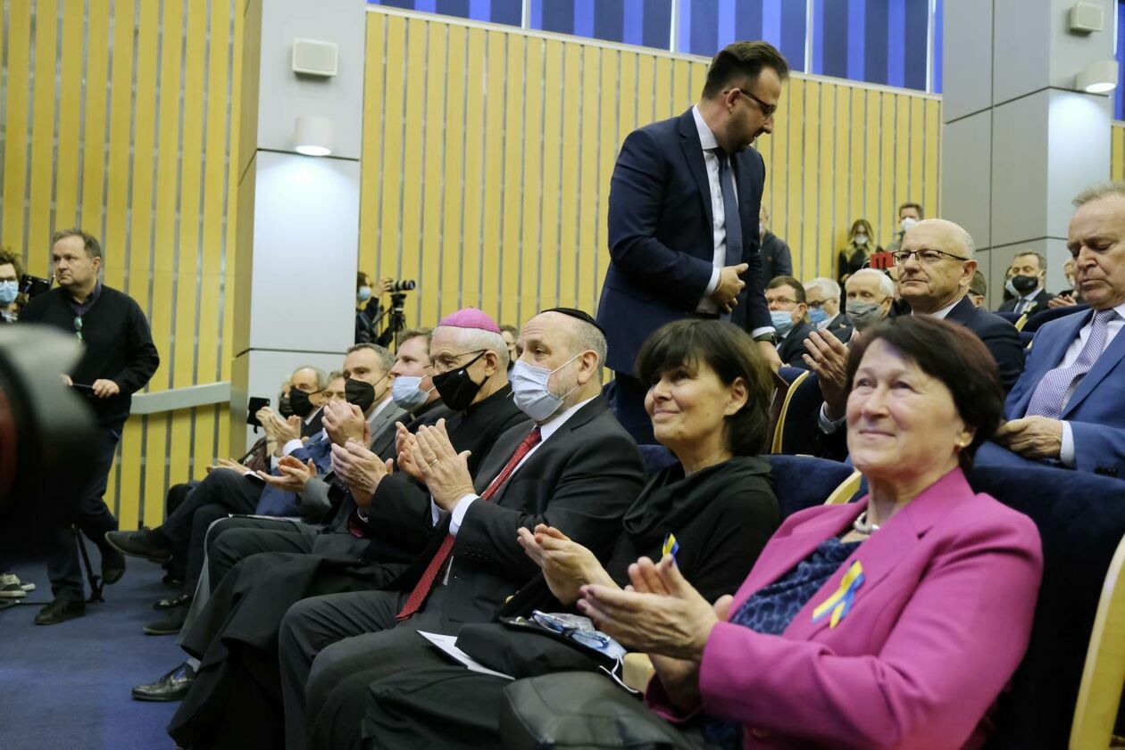  Marian Turski doktorem honoris causa UMCS (zdjęcie 18) - Autor: Maciej Kaczanowski