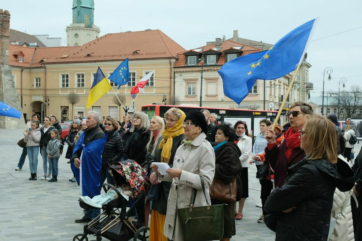  Akcja KOD Ukraina w UE - Śpiewamy Odę do Radości (zdjęcie 5) - Autor: Maciej Kaczanowski