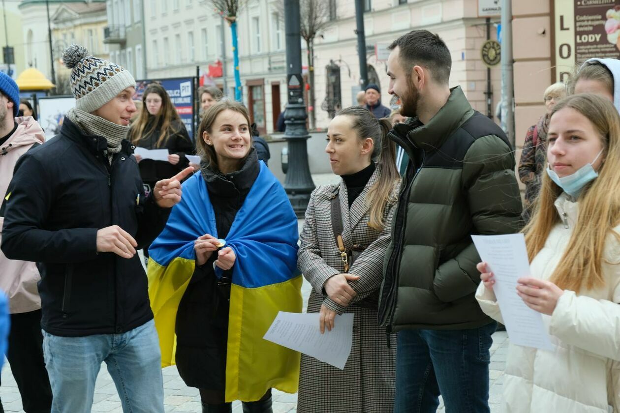  Akcja KOD Ukraina w UE - Śpiewamy Odę do Radości (zdjęcie 11) - Autor: Maciej Kaczanowski