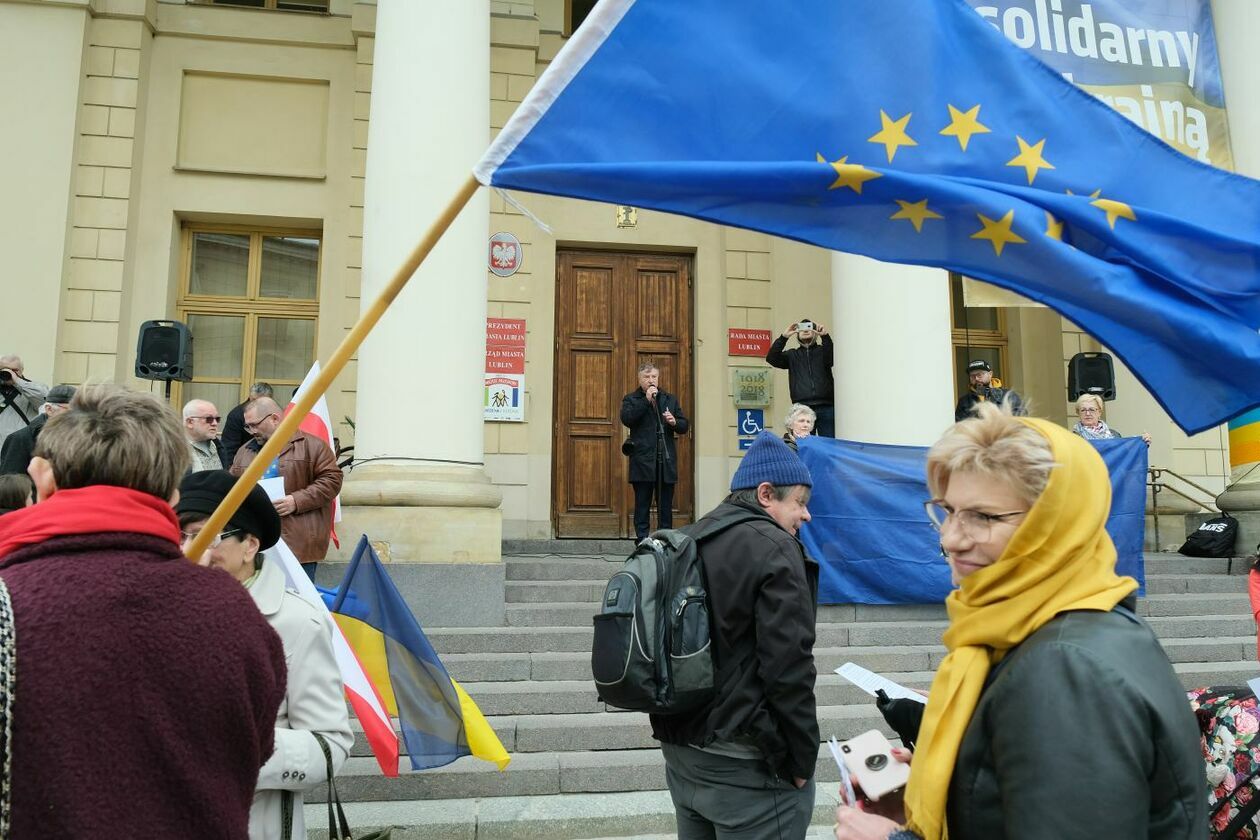  Akcja KOD Ukraina w UE - Śpiewamy Odę do Radości (zdjęcie 9) - Autor: Maciej Kaczanowski
