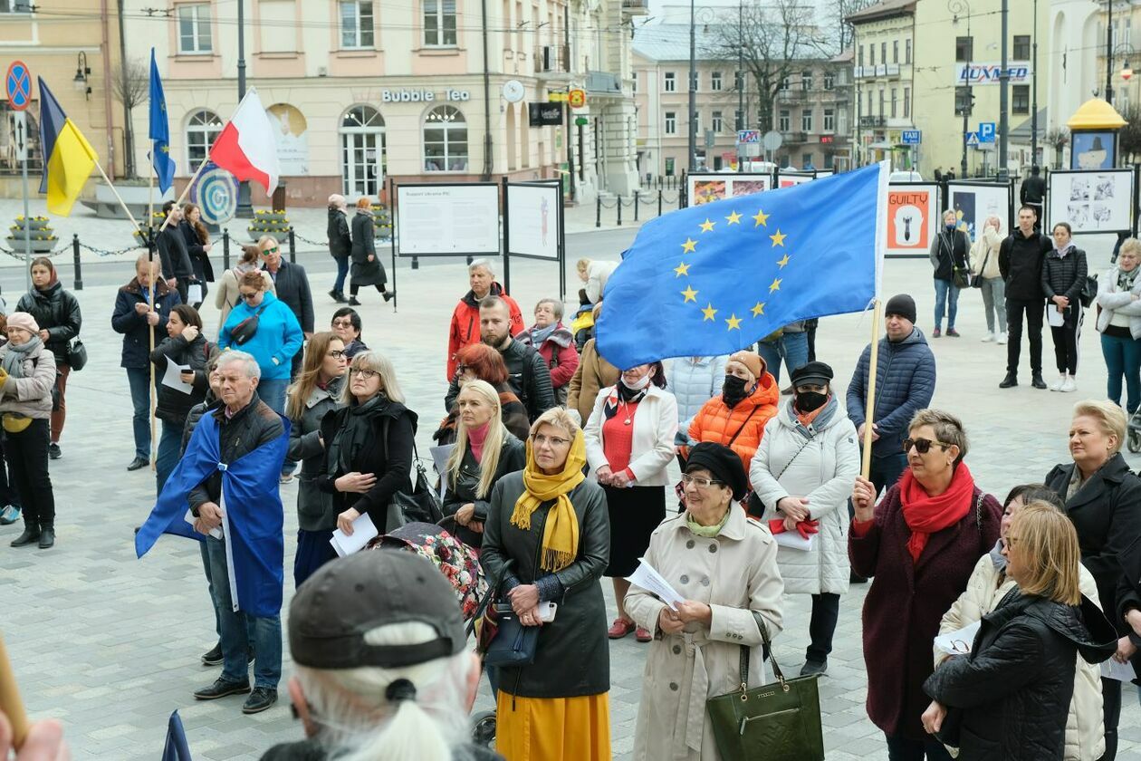  Akcja KOD Ukraina w UE - Śpiewamy Odę do Radości (zdjęcie 7) - Autor: Maciej Kaczanowski