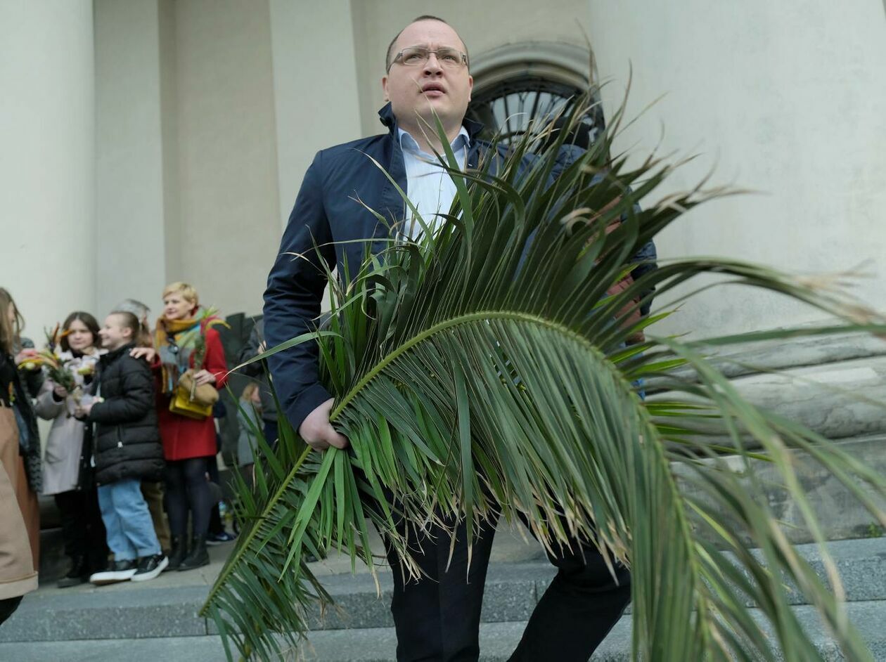  Niedziela Palmowa w lubelskiej archikatedrze (zdjęcie 16) - Autor: Maciej Kaczanowski