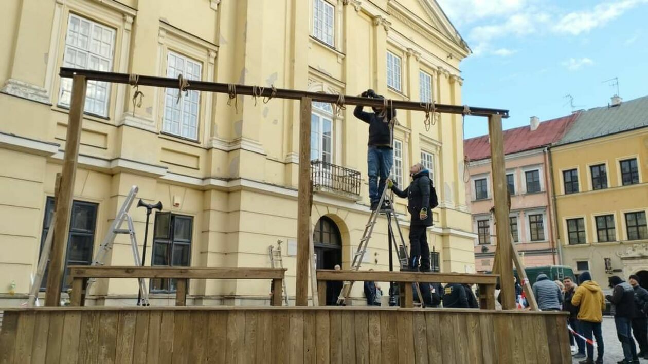 Przygotowania do kręcenia filmu w Lublinie - Autor: Dominik Smaga