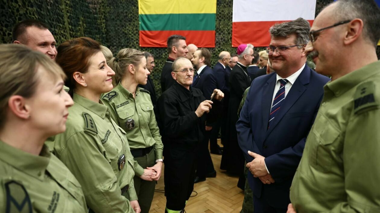 Spotkanie świąteczne z żołnierzami w Lublinie