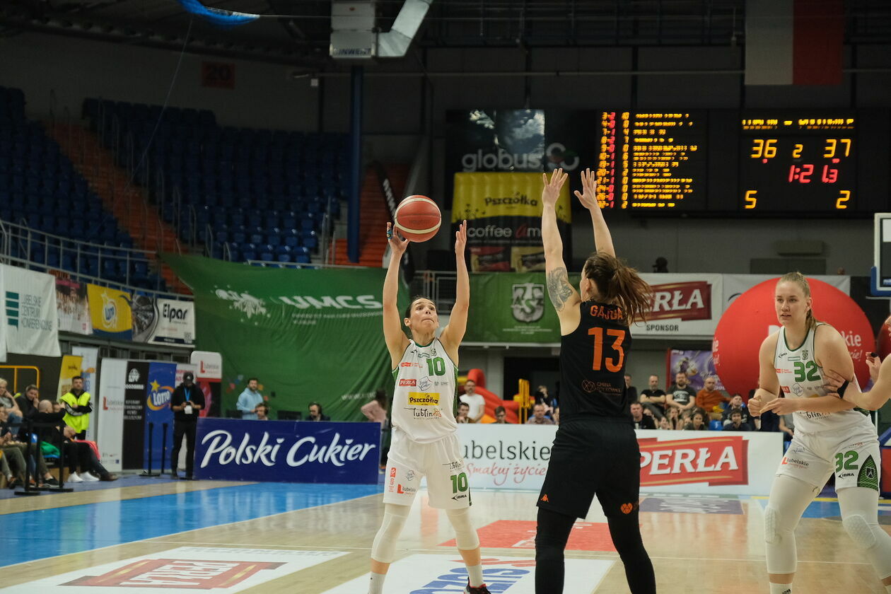  Pszczółka Polski Cukier AZS UMCS Lublin - BC Polkowice (3. mecz play-off) (zdjęcie 14) - Autor: Maciej Kaczanowski