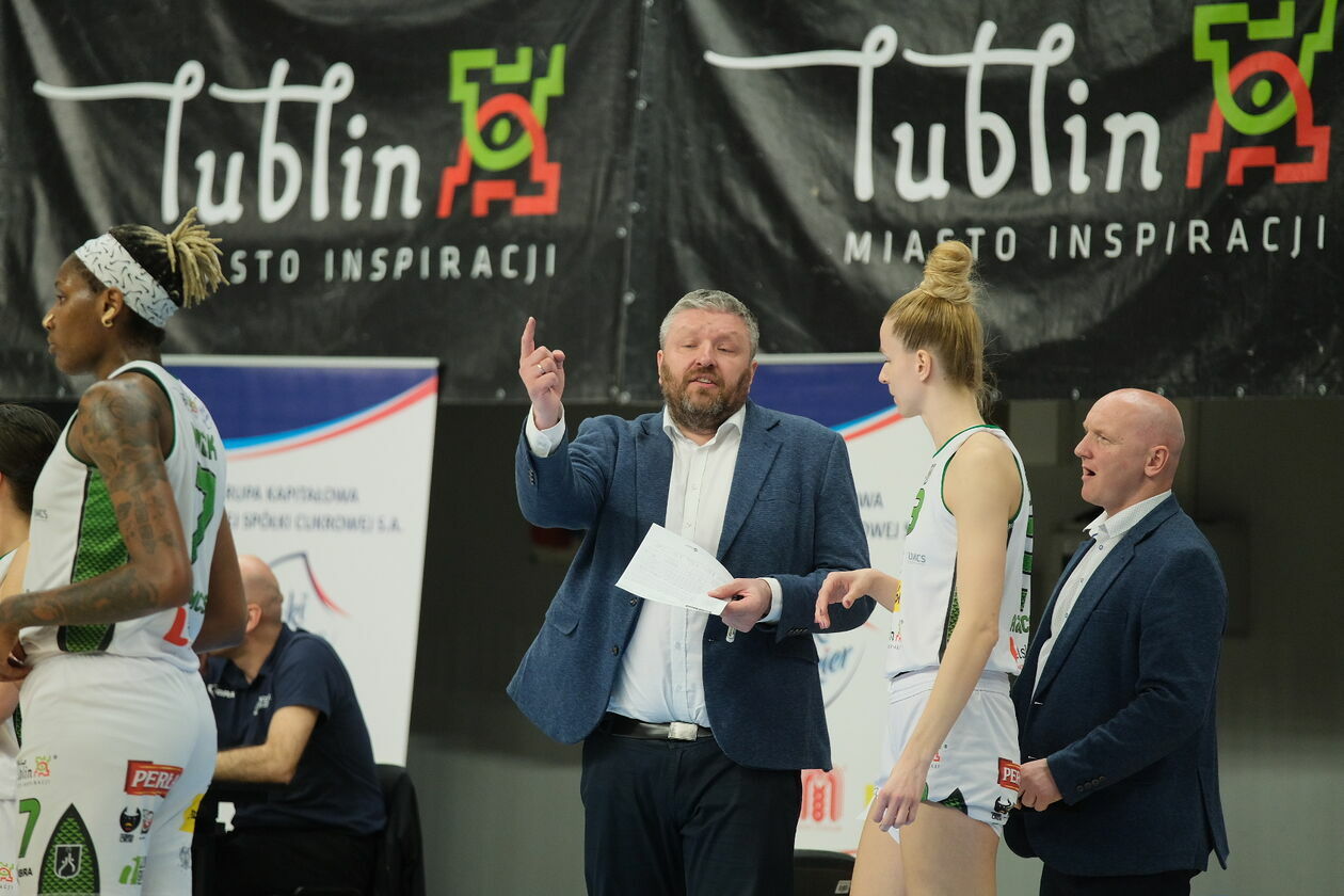  Pszczółka Polski Cukier AZS UMCS Lublin - BC Polkowice (3. mecz play-off) (zdjęcie 30) - Autor: Maciej Kaczanowski