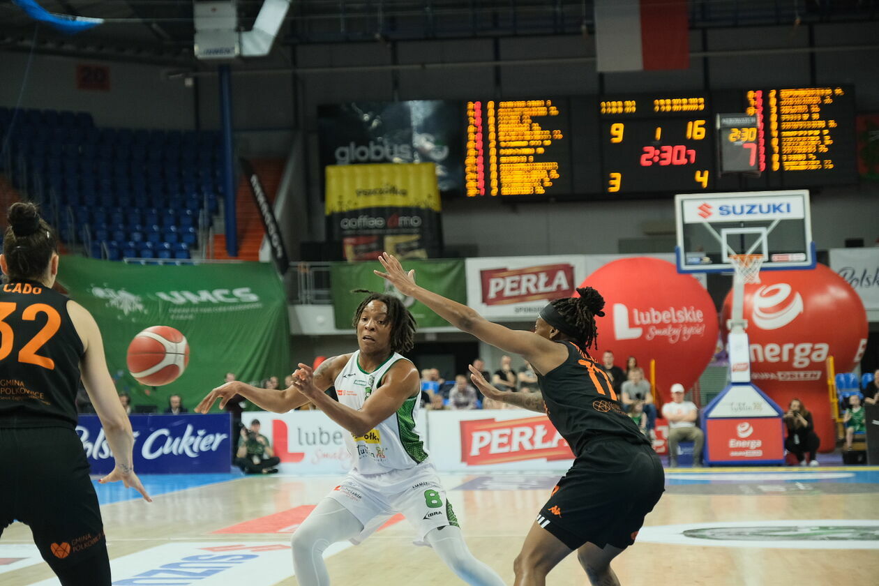  Pszczółka Polski Cukier AZS UMCS Lublin - BC Polkowice (3. mecz play-off) (zdjęcie 48) - Autor: Maciej Kaczanowski