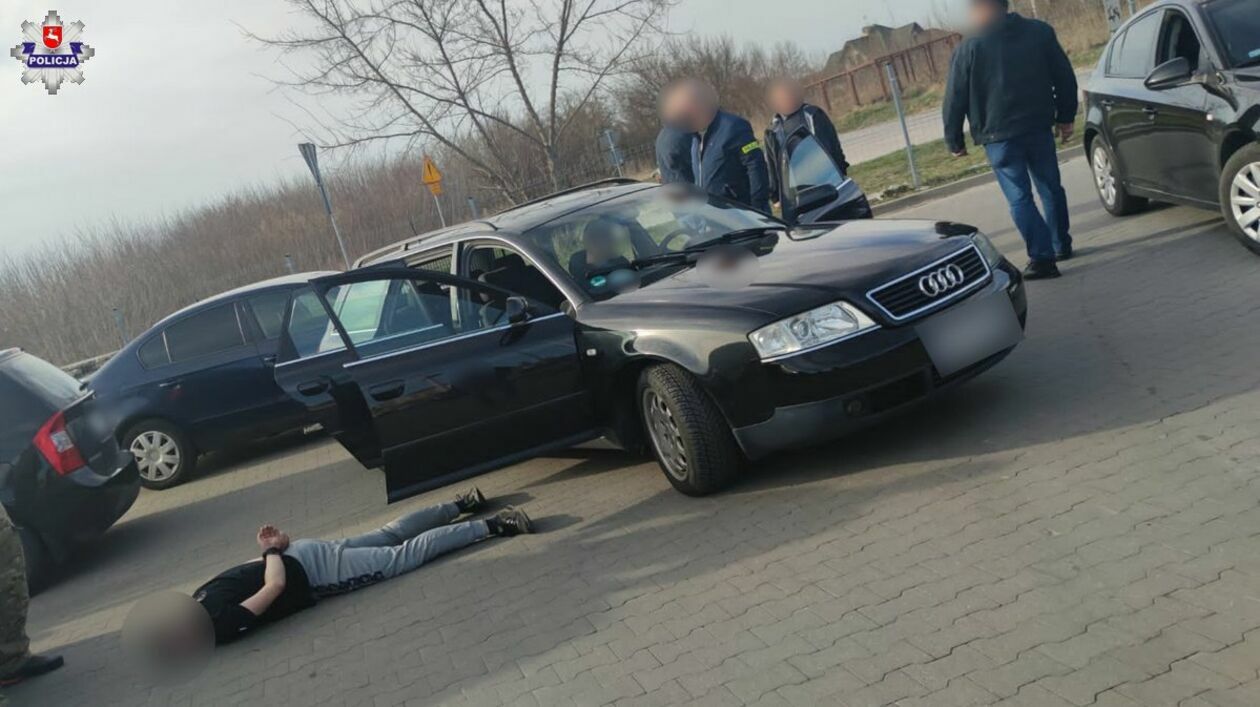 Policyjna akcja koło Lublina (zdjęcie 1) - Autor: KWP w Lublinie