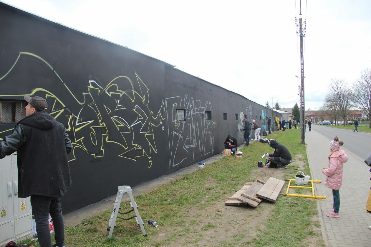  Graffiti dla Ukrainy  w Białej Podlaskiej  (zdjęcie 2) - Autor: Ewelina Burda