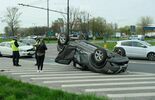 Wypadek na rondzie Mohyły w Lublinie (zdjęcie 2)