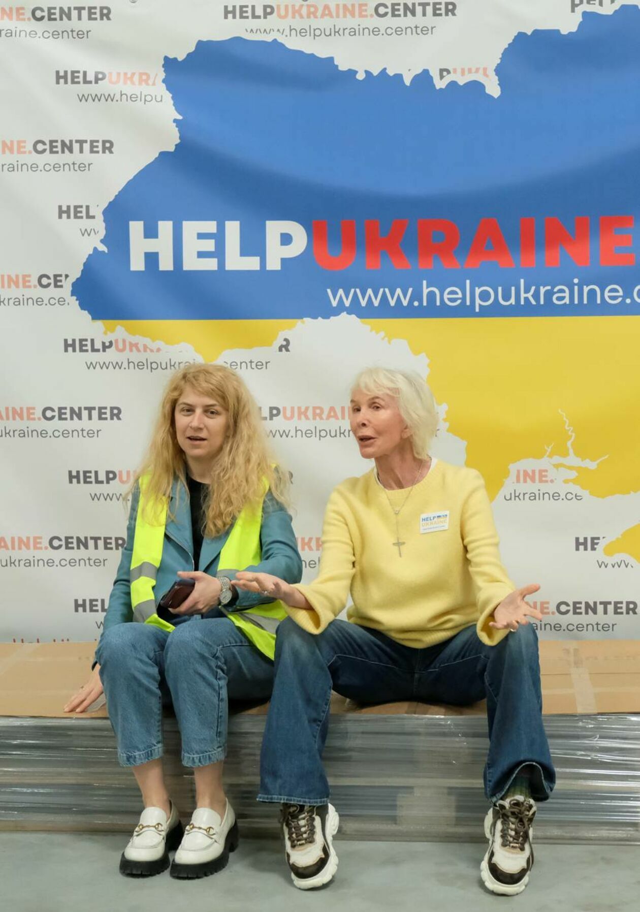  Trudie Styler w lubelskim Help Ukraine Center (zdjęcie 29) - Autor: Maciej Kaczanowski
