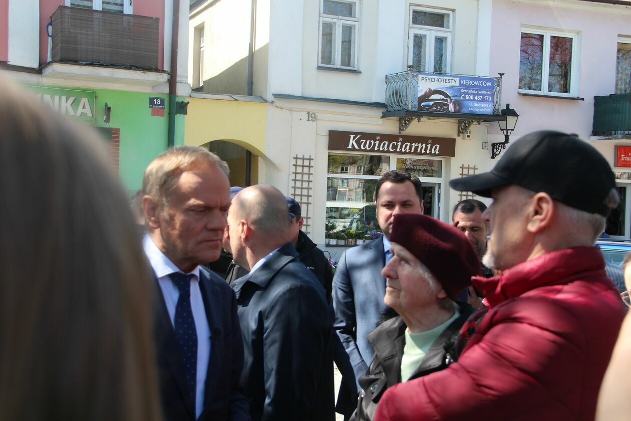 Donald Tusk w Międzyrzecu Podlaskim 