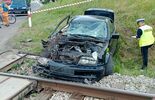 Wypadek na przejeździe kolejowym (zdjęcie 3)