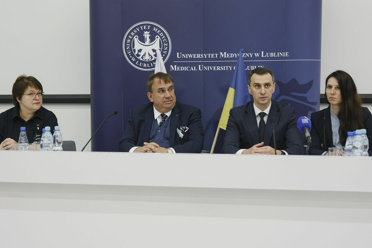  Minister ochrony zdrowia Ukrainy w Lublinie  (zdjęcie 5) - Autor: Michał Siudziński