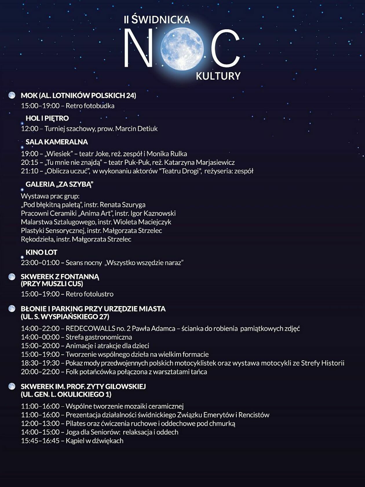  Program II Nocy Kultury w Świdniku (zdjęcie 2) - Autor: MOK w Świdniku