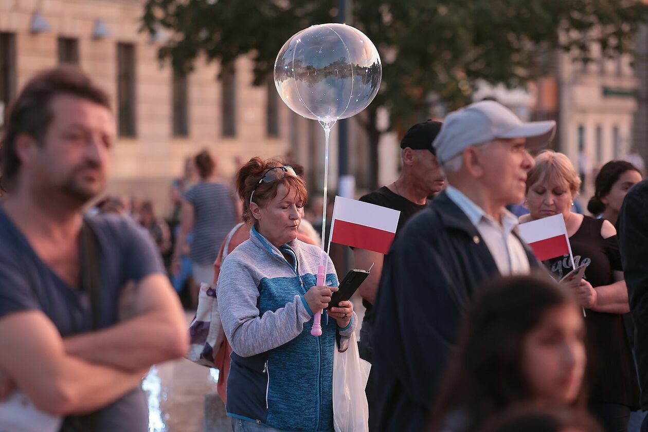  Lubelskie obchody 78. rocznicy wybuchu Powstania Warszawskiego (zdjęcie 8) - Autor: Piotr Michalski