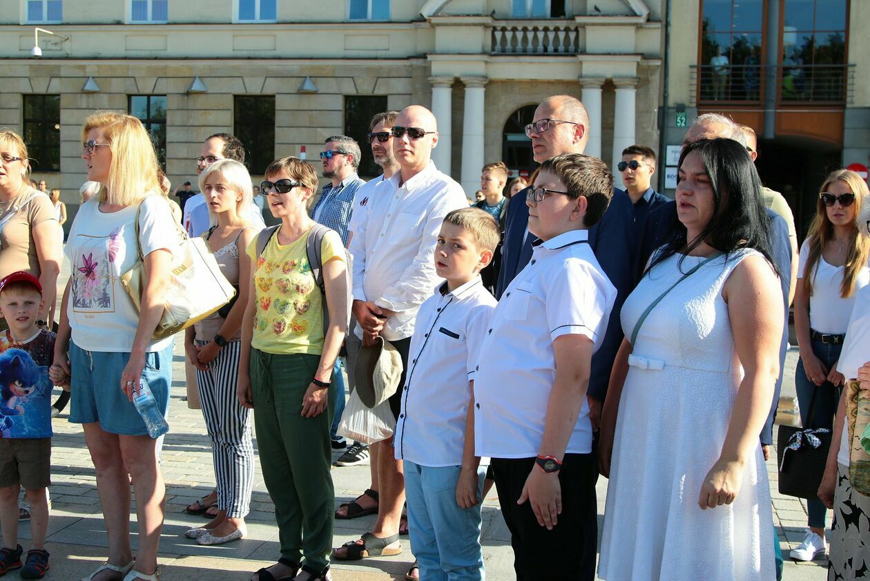  Lubelskie obchody 78. rocznicy wybuchu Powstania Warszawskiego (zdjęcie 18) - Autor: Piotr Michalski