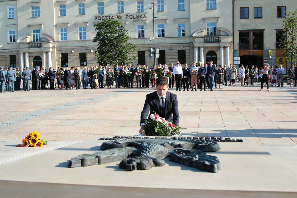  Lubelskie obchody 78. rocznicy wybuchu Powstania Warszawskiego (zdjęcie 39) - Autor: Piotr Michalski