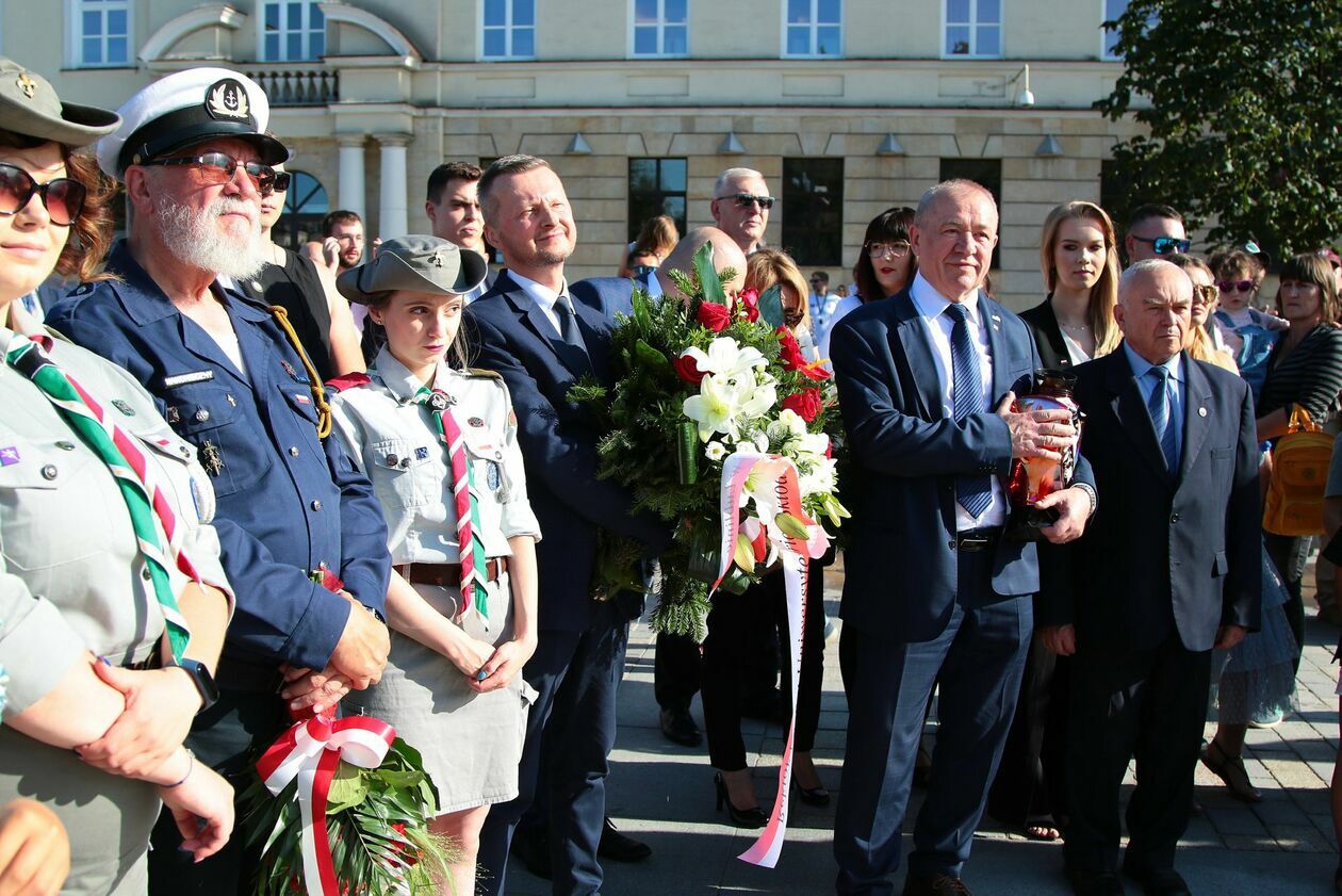  Lubelskie obchody 78. rocznicy wybuchu Powstania Warszawskiego (zdjęcie 25) - Autor: Piotr Michalski