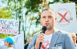 Budowa CPK a wywłaszczenia - protest przed Sejmem (zdjęcie 3)