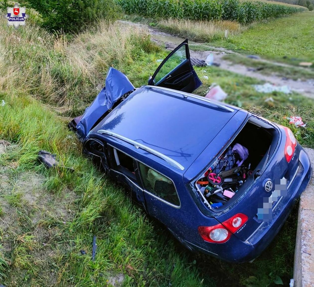  Śmiertelny wypadek w Sławatyczach Kolonii (zdjęcie 1) - Autor: Policja