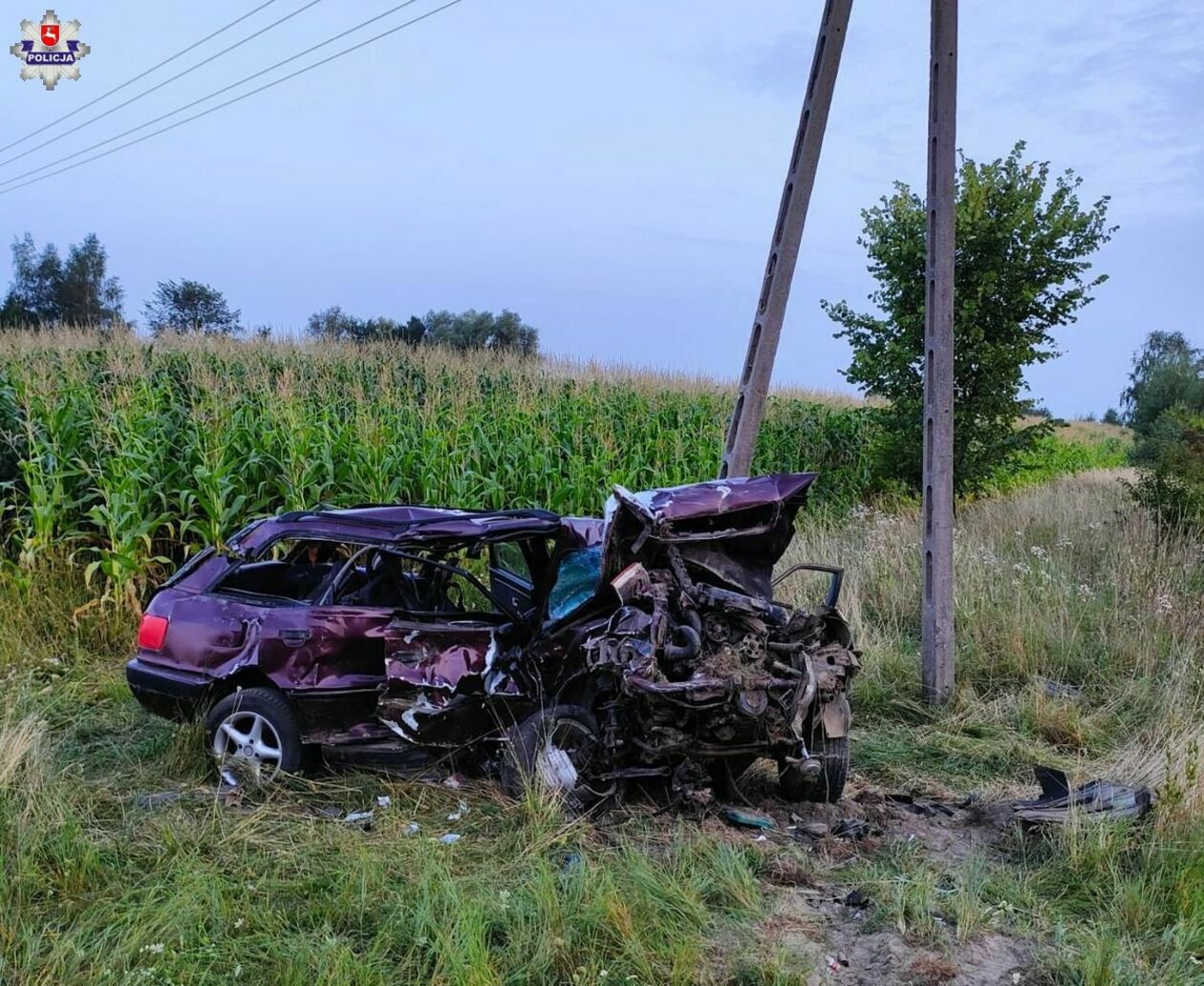  Śmiertelny wypadek w Sławatyczach Kolonii (zdjęcie 2) - Autor: Policja