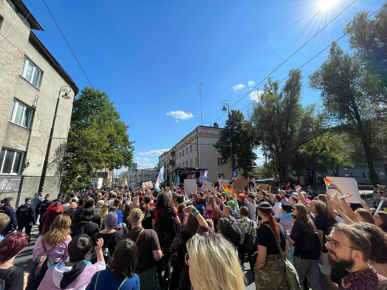  Marsz Równości w Lublinie, 3 września 2022 r.  (zdjęcie 2) - Autor: Michał Siudziński