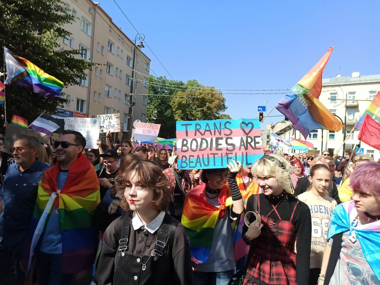  Marsz Równości w Lublinie, 3 września 2022 r.   - Autor: Tomasz Maciuszczak