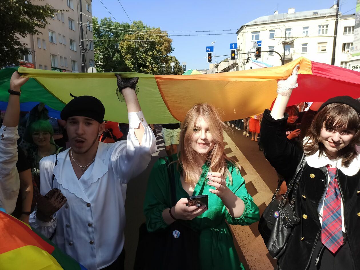  Marsz Równości w Lublinie, 3 września 2022 r.  (zdjęcie 6) - Autor: Tomasz Maciuszczak