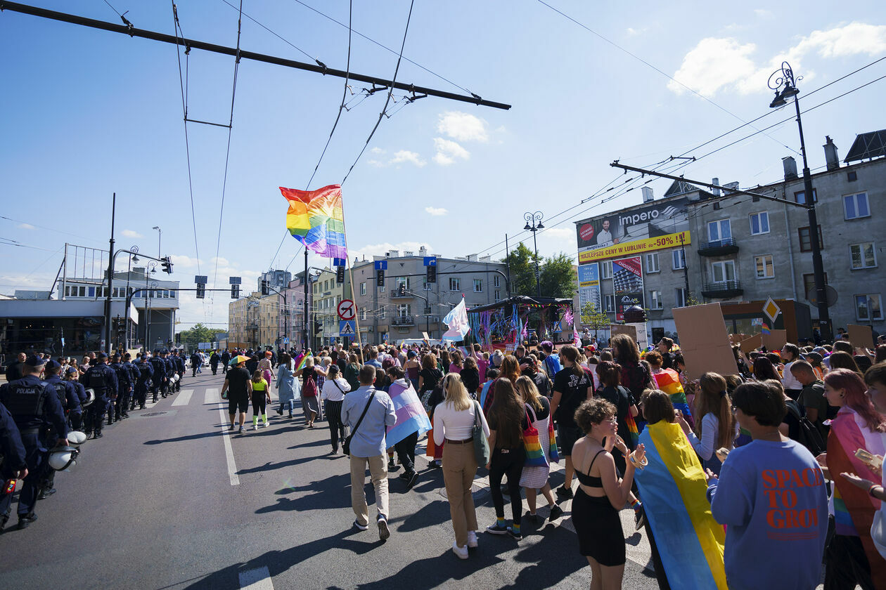 Marsz Równości w Lublinie, 3 września 2022. Część 2 (zdjęcie 27) - Autor: Michał Siudziński