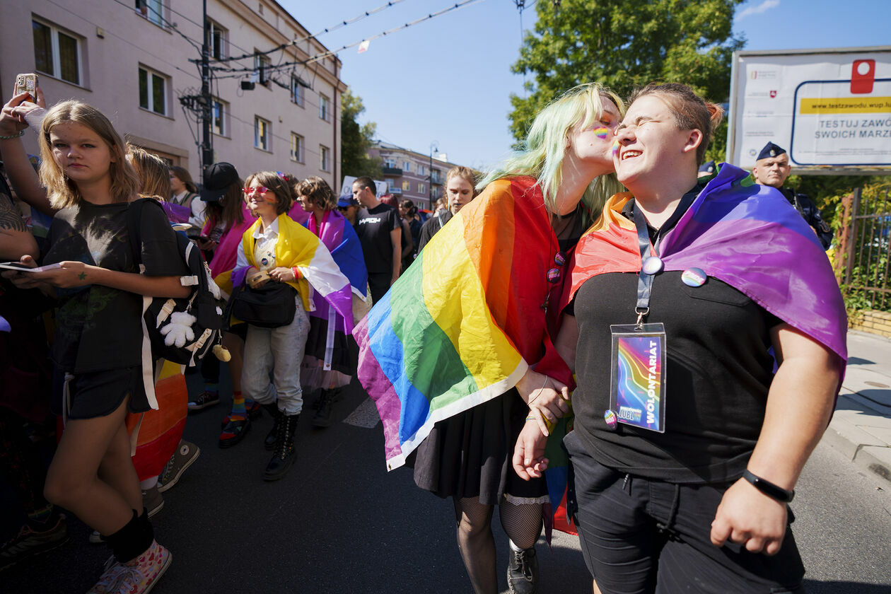  Marsz Równości w Lublinie, 3 września 2022. Część 2 (zdjęcie 26) - Autor: Michał Siudziński